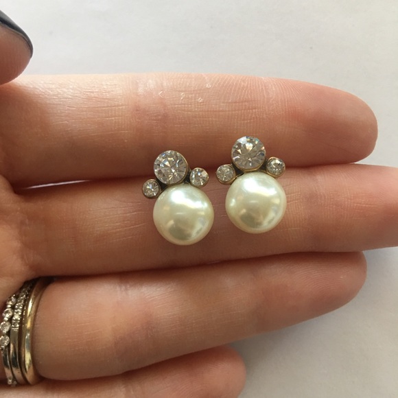 J. Crew Jewelry - J Crew Pearl Earrings